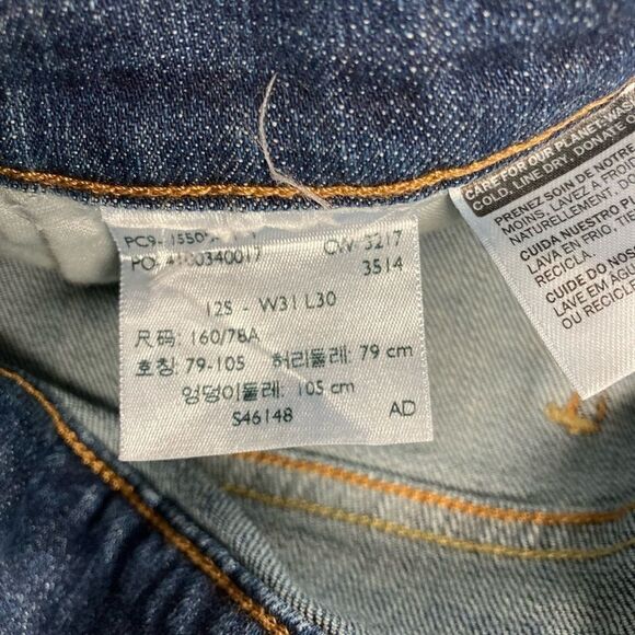 Levi Strauss,‎ Women’s 505 Straight leg jeans. Blue, W31/30, hand measures 31/29 - Picture 6 of 9